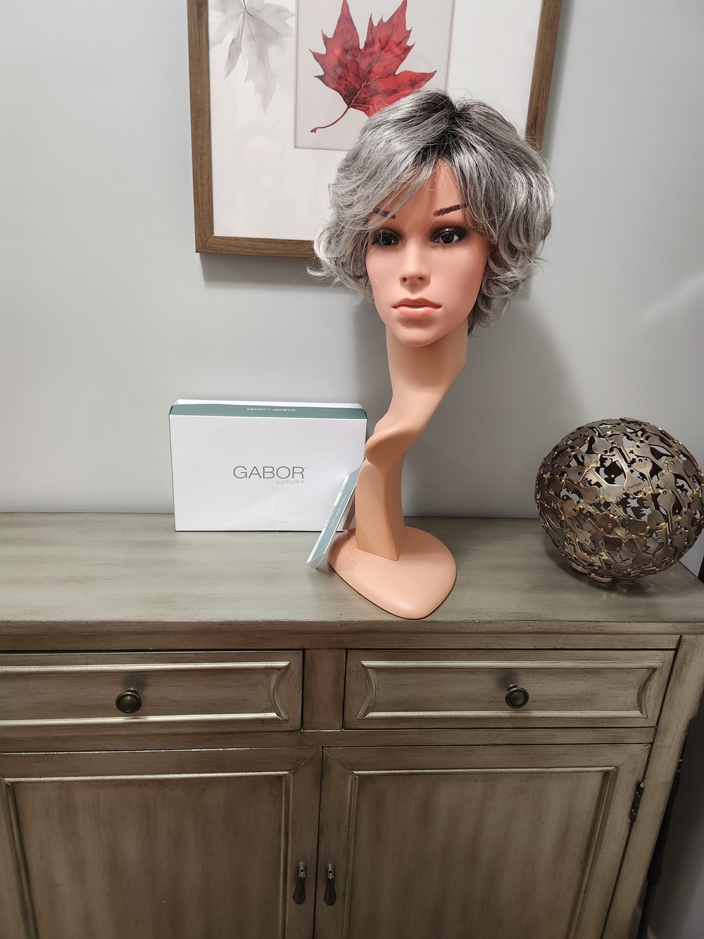 Gabor Short Salt-and-Pepper Wig